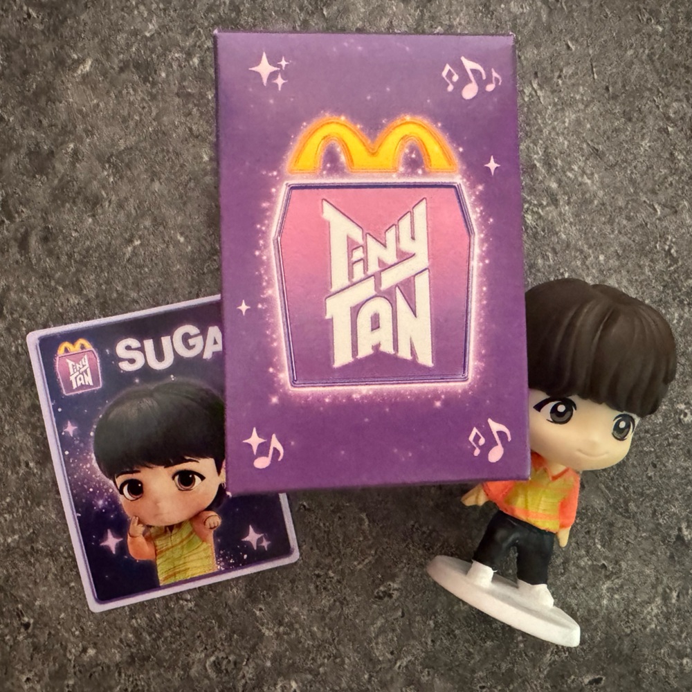 McDonald’s Happy Meal toy: Tiny Tan (Suga)
